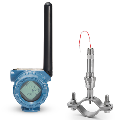 Rosemount-K-0085 Pipe Clamp Sensor and 648 Transmitter